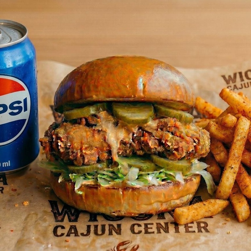 Wiosna Sweet Chili & Barbekü Burger Menü
